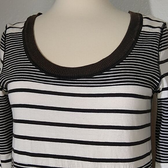 Free People Striped Long Sleeve Sweater Dress XS - Picture 4 of 6